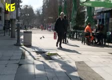 Опасна шахта на пешеходна зона